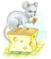 La souris et son fromage