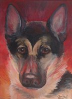 AnsaRouge / Acrylique sur toile, 18x24cm, vendu