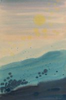 Les soleils / Encres sur papier, 30x40 cm, 350.- SFr